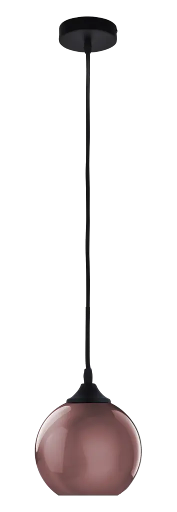 ROGODO Pendel Koper/Roze 14cm 1x E27