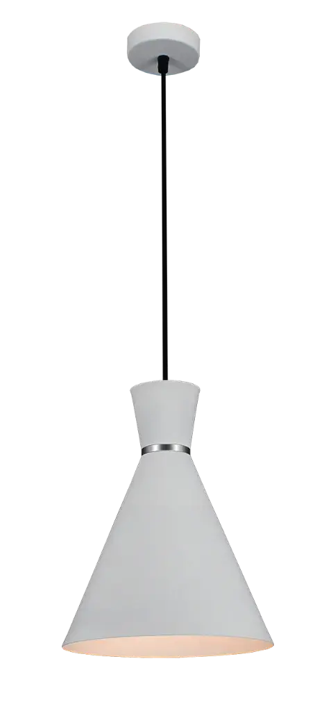 KONO pendel Ø25 E27 wit/wit