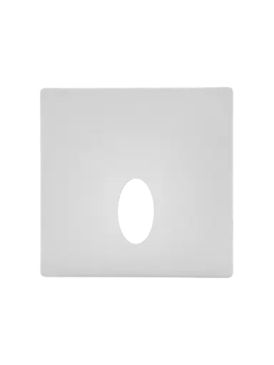 [3401501W] ARAH Cover SQ Oval Opening - White