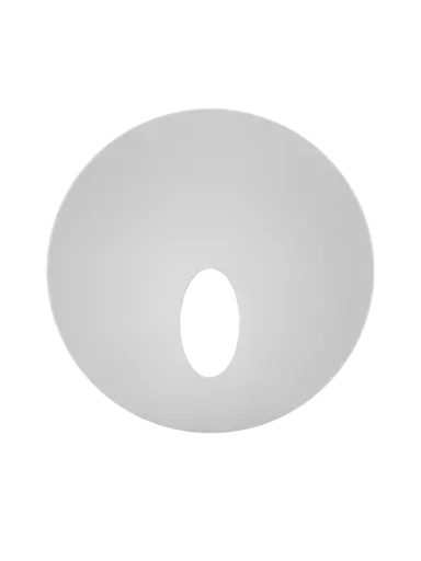 [3401504W] ARAH Cover RD Oval Opening - White