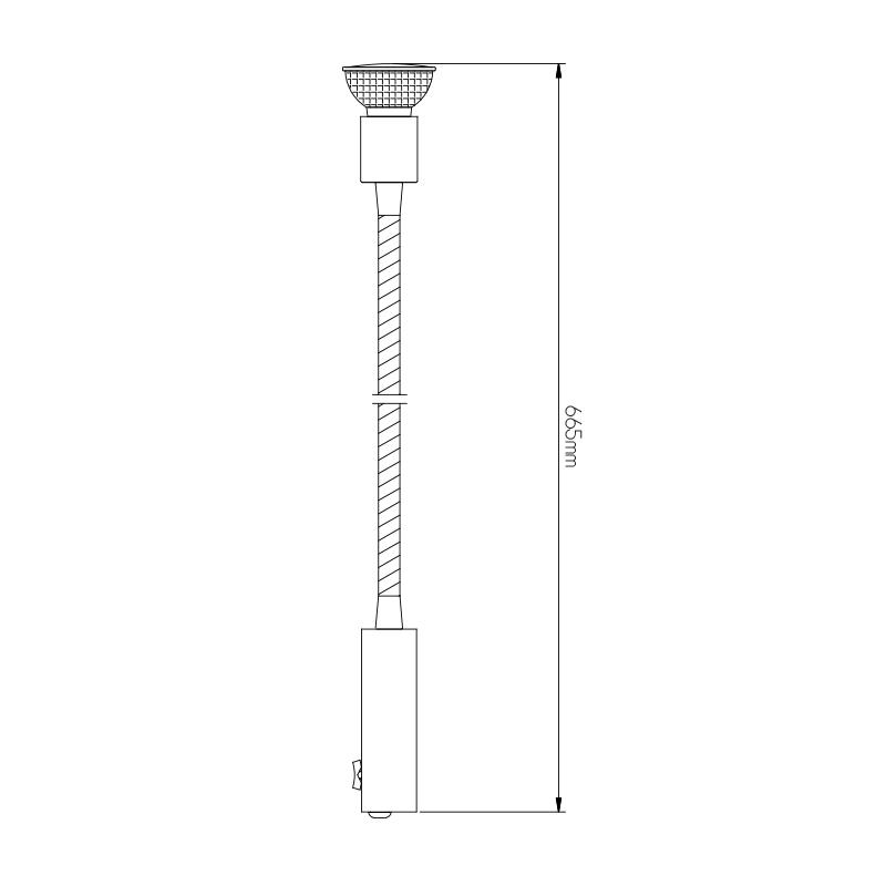 RUNE FLEX 1XGU10 LED 5W dim     STAAL - 2