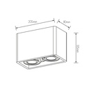 ZIVABOX 2L wit (excl. Lampen) - 2
