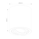 OLALA rond alu GU10 max 50W not incl. - 2