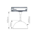 ORBIT LED Track pendel 6W/9W 2700K Dimbaar - 3