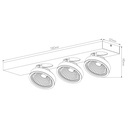 AEON-3 zwart 3x AR111 (incl) - 3