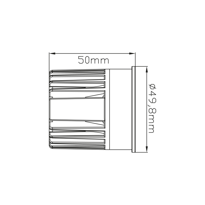 HYBRIZ 6W LED Module 2700K 40° incl.driver - 2