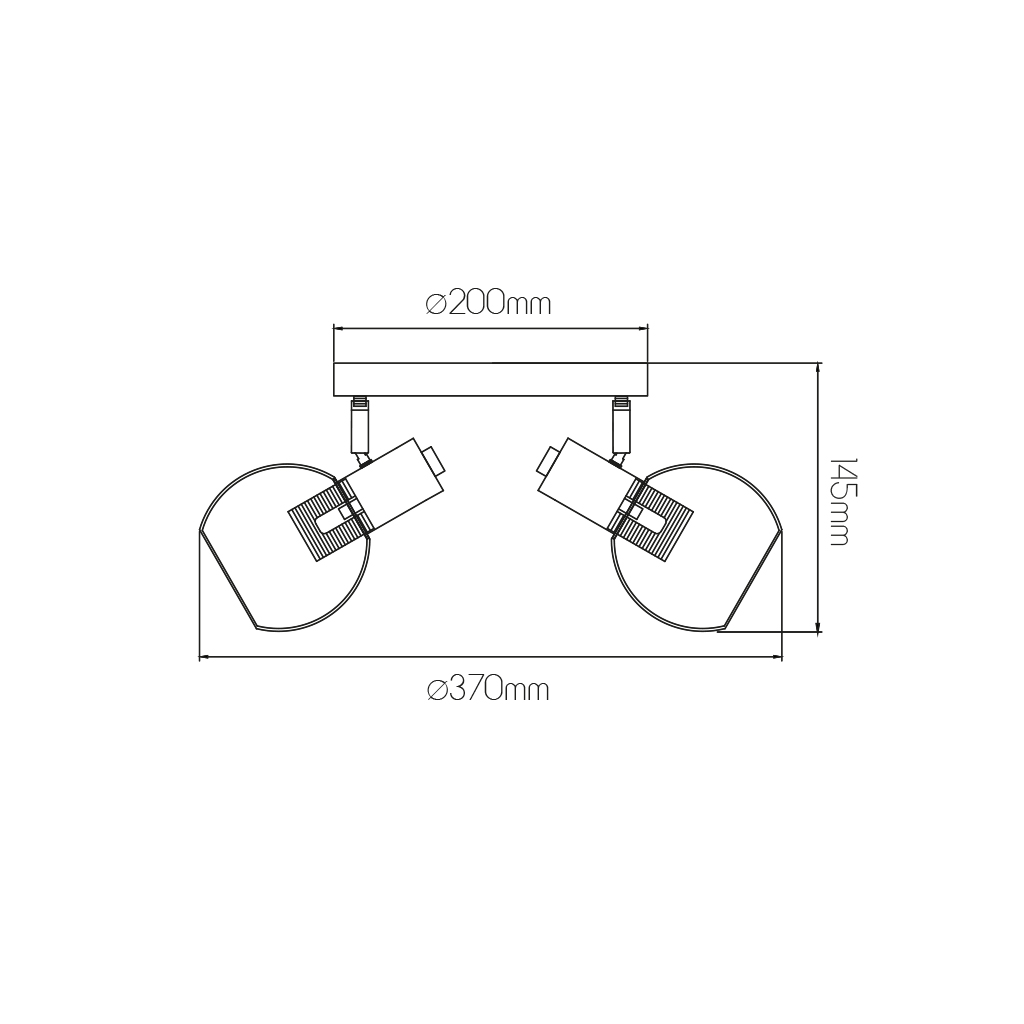 OSIRA Plafond licht 3x E14 helder glas - 2