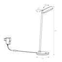 AKO LED 12,5W tafellamp wit / goud - 2