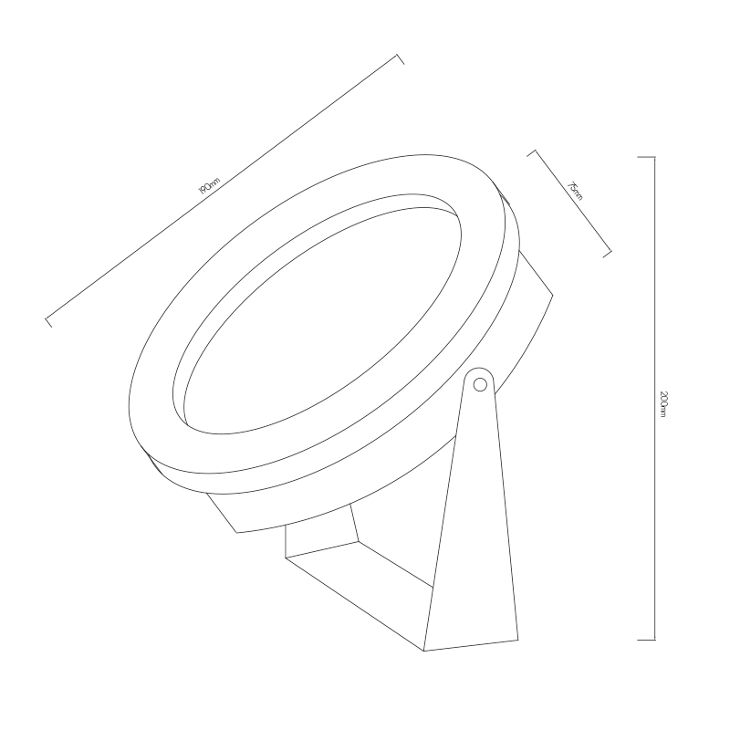 SUMMIT spot 20W COB Led 3000K 1600lm IP67 - 2
