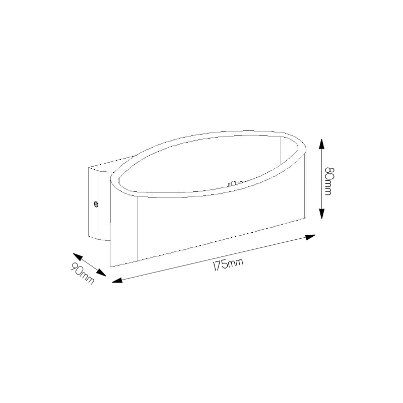 MYRA wandlicht up-down LED 7,5W wit dimbaar - 2