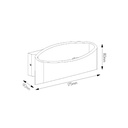 MYRA wandlicht up-down LED 7,5W wit dimbaar - 2
