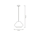  UBBE pendel   24cm zwart - 2