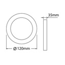 FLUKE LED plafonnier rond geborsteld brons 6W 3000K Ø12cm - 2