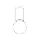 BABU Plafondlicht wit 1x E27 excl (Ø56x90) - 2