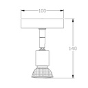 RUNE 1L GU10 LED 4,3W dim incl. zwart - 2