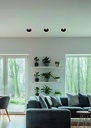 CASSO Round Trimless inbouwspot deep design GU10 excl zwart - 2