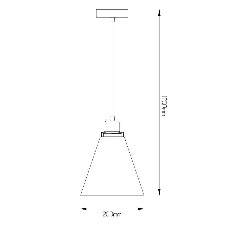NARU pendel chroom/as grijs glas 1xE27 max 40W - 2
