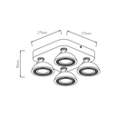 NOOMI Spot dimbaar 4x7W 3000K satin wit - 2