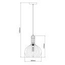 RAGA 1x E27 pendel zwart+koper Ø35cm - 2