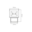 Beamer Projector Light 2x40W Led IP65 5000lm - 2