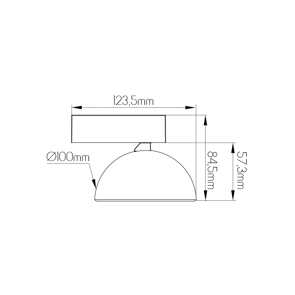 ORBIT LED Wandlicht 6W/9W 2700K Dimbaar - 2