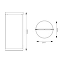 PURE LED pendel rond D60 22W brons - 2