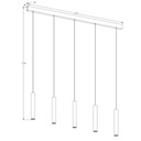 LOPAL 5L 5x 4,5W LED pendel wit - 2