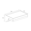NORD Wand licht IP65 2W SMD LED 3000K, solar + sensor, zwart - 2
