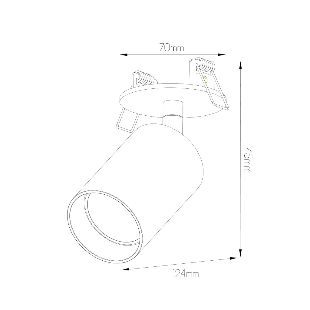 TABOO 1L INPUT GU10 (excl) zwart - 2