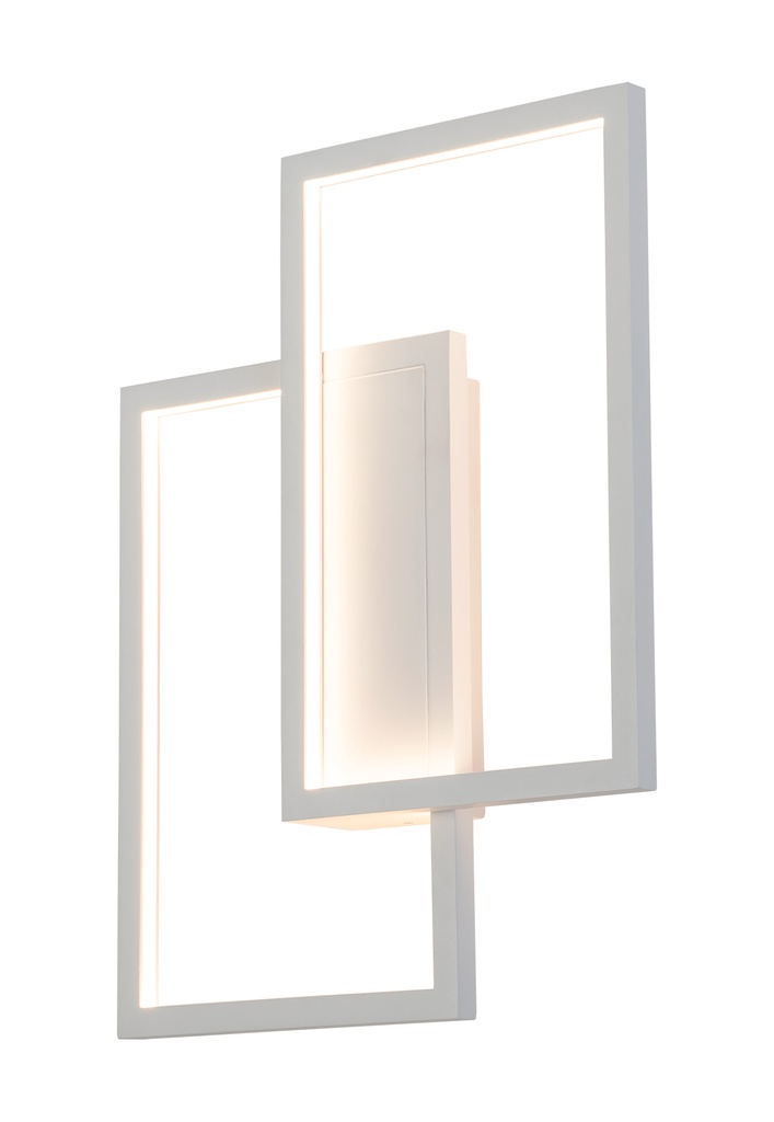 NORI LED 42W 3000K wit 435x335x60 dimbaar - 2