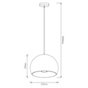 XOLO pendel diam 500mm LED 12W dimbaar wit (kabel 300cm) - 2