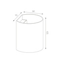 RADU Wandlicht geborsteld staal G9 excl (max 40W) - 2