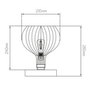 RAGA 1x E27 tafellamp zwart+koper - 2