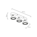 NOOMI Spot dimbaar 3x7W 3000K satin wit - 2