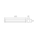 SKEELER 12W LED 847LM 3000K ZWART - 2