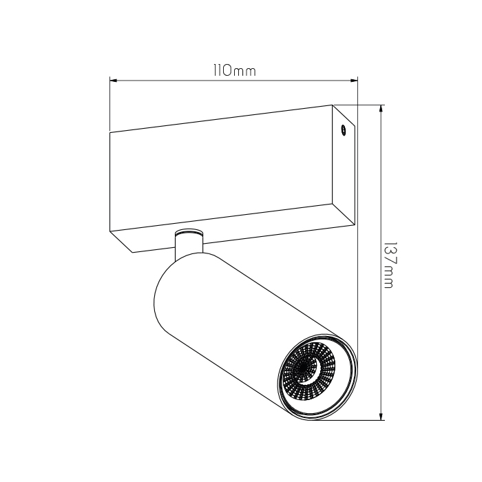 LOPAL 1L 4,5W LED spot wit - 2