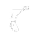 BURON Bureaulamp zwart power LED SMD 4,5W/400lm - 2