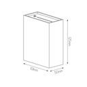 HYPNOSE wandlicht up-down LED 2x2,5W zandwit - 2