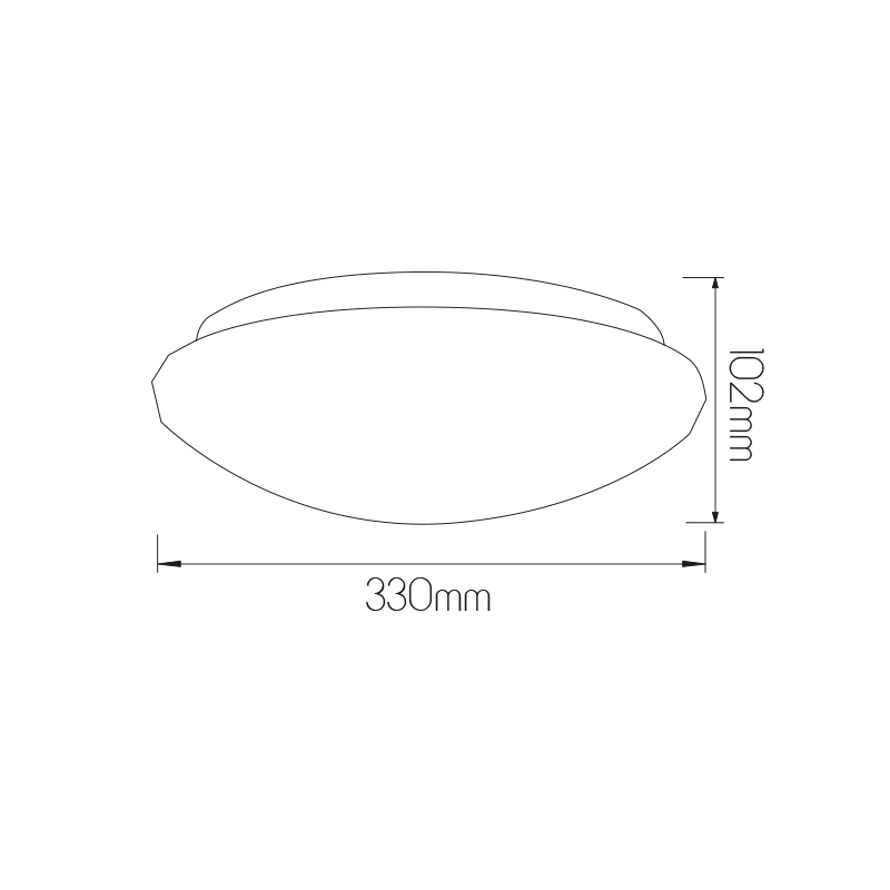 MOTION plaf. wit 26W 1800lm 3000K sensor+dimbaar IP44 - 2