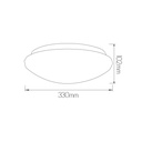 MOTION plaf. wit 26W 1800lm 3000K sensor+dimbaar IP44 - 2