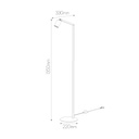 TABOO 1L GU10 (excl) zwart, vloerlamp - 2