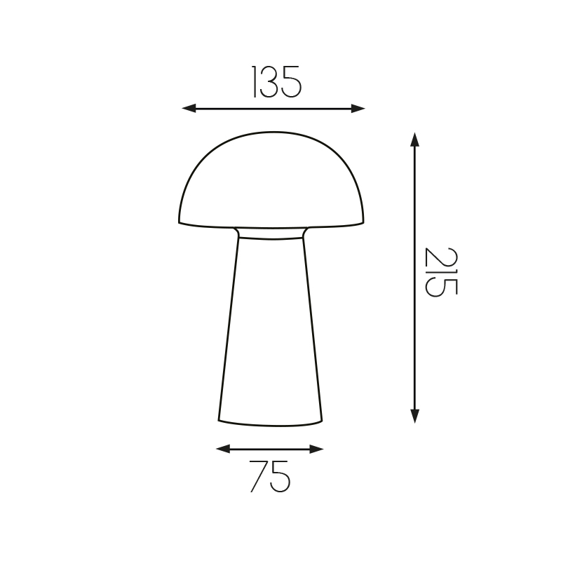 BOLETO oplaadbare TL IP44 LED 4,7W 170Lm mat wit - 2