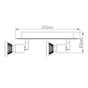XZIBIT 4L GU10 LED 5W dim incl. zwart / brons - 2