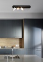 Nysit 3L B/B/W 3x 4,5W GU10 dimmable LED incl. - 2