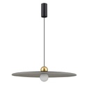JUTTU 8W LED Pendel Ø600mm dimbaar vilt donker grijs / licht grijs - 2