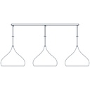 Losse opbouw basis voor pendels 3x, wit, 120cm - 2
