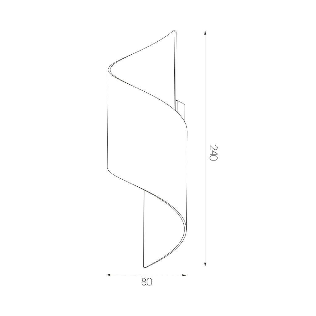 HELIX Wandlicht wit G9 excl (max 40W) - 2
