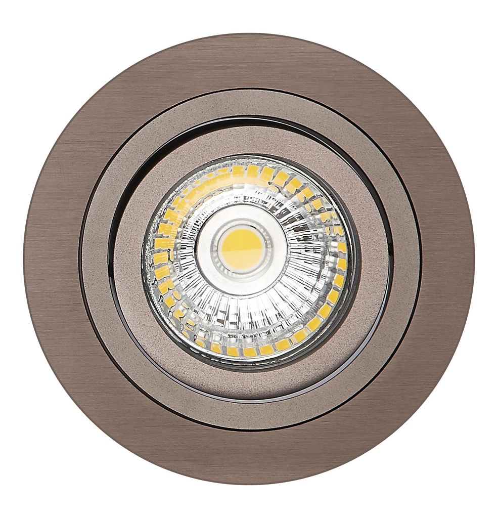ZOOM basis pure brons 1x GU10 rond - 2