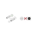 GURI LED Vloerlamp 54W 3000K Wit Dimbaar - 5