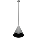 MIRAGO 1xE27 Pendel Ø350mm grijs / zwart - 2